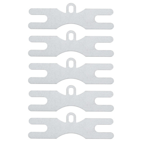 Lot de 5 Supports de Garde-Boue Coulissants pour Vélo - Largeur 35 à 55 mm