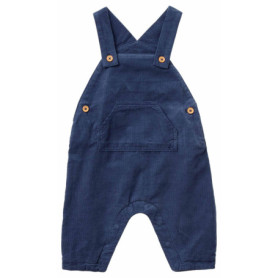 Salopette en Velours Bleu pour Bébé Garçon - United Colors of Benetton