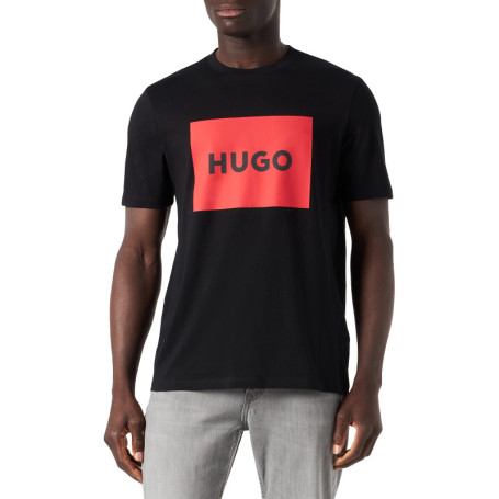T-Shirt HUGO BOSS Dulive222 Noir pour Homme - Confort et Élégance