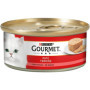 GOURMET Pâté Humide pour Chats Adultes au Boeuf - 24 Boîtes de 195 g