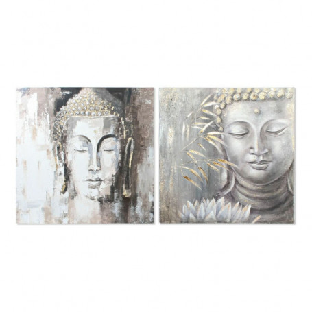 Cadre DKD Home Decor Buda Buda Oriental (100 x 3,8 x 100 cm) (2 Unités) 219,99 €