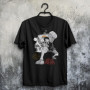 T-shirt One Piece Monkey D. Ruffy - Comic Studio - Noir Unisexe