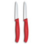Set de Couteaux à Légumes Victorinox Swiss Classic - 2 Pièces Rouge