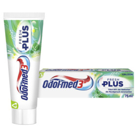 Dentifrice Odol-med3 Fresh Plus Menthe 75 ml - Fraîcheur Durable