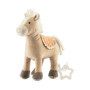 Boîte à Musique Cheval Sunny en Tissu Doux - Beige Clair