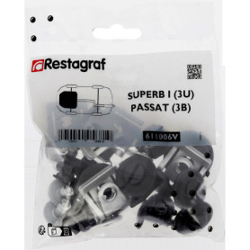 Kit Complet de Fixations pour Carénage Sous Moteur SUPERB I et PASSAT (3B) - 26 Pièces