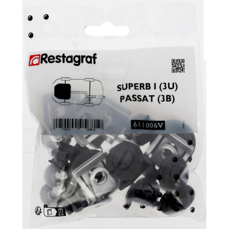 Kit Complet de Fixations pour Carénage Sous Moteur SUPERB I et PASSAT (3B) - 26 Pièces