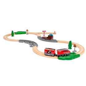 Circuit de Train à Rétrofriction BRIO World pour Enfants à Partir de 3 Ans