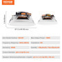 Haut-Parleurs de Plafond Bluetooth VEVOR - Système Encadré 150W pour Maison et Extérieur