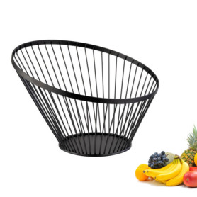 Corbeille à Fruits et Pain Westmark Vista en Métal Noir - 30 cm