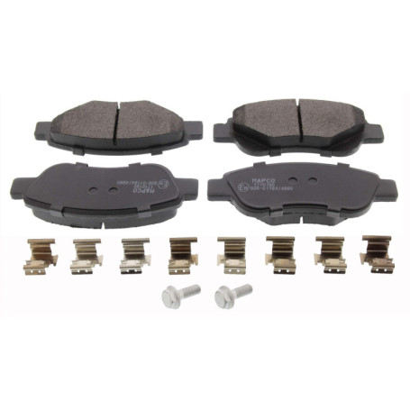 Plaquettes de Frein Avant MAPCO pour Citroën, Peugeot et Toyota