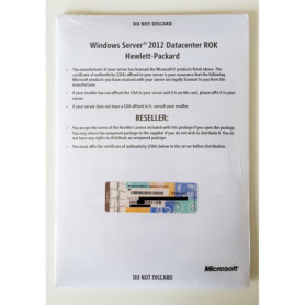 Microsoft Windows Server 2012 Datacenter ROK - Version Anglaise pour Serveurs HP