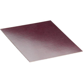 Plaque de Montage en Bakélite Marron 100x100 mm - Proma