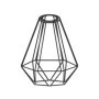 Abat-jour Capoliveri-E en métal noir pour lampes Eglo