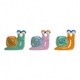 Tirelire DKD Home Decor Jaune Vert Rose Escargot Dolomite (3 pcs) 39,99 €
