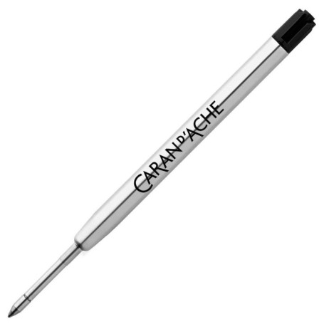 Recharge d'encre Caran d'Ache Goliath Medium Noir pour stylo à bille
