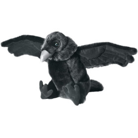 Peluche Corbeau Cuddlekins 30 cm - Douce et Écologique