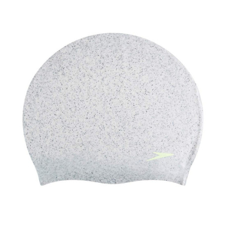 Bonnet de Bain Recyclé Speedo - Gris et Vert Fluo, Taille Unique