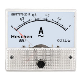 Testeur Ampèremètre Rectangulaire Heschen 85L1-1A AC 0-1A