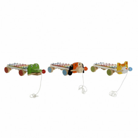 Xylophone DKD Home Decor Métal Bois (27 x 13.6 x 8.5 cm) (3 pcs) 77,99 €