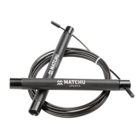 Corde à Sauter de Vitesse MATCHU - Poignées en Aluminium pour Cross-Training
