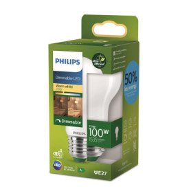 Ampoule LED Philips E27 100W Dimmable 2700K - Éclairage Confortable