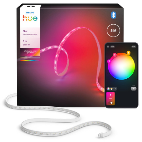 Bandeau LED Philips Hue Flux UltraBright 5m - Éclairage Intérieur Flexible et Personnalisable