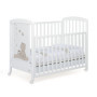 Lit bébé Golosone Foppapedretti avec Sponda réglable en bois blanc
