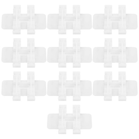 ECSiNG Lot de 10 Clips de Fixation pour Garniture de Panneau Latéral Mercedes