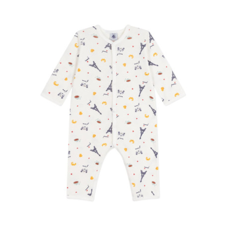 Pyjama Bébé en Coton Imprimé Paris - Petit Bateau