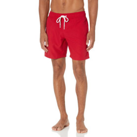 Maillot de Bain Rouge Homme avec Doublure en Maille - Amazon Essentials