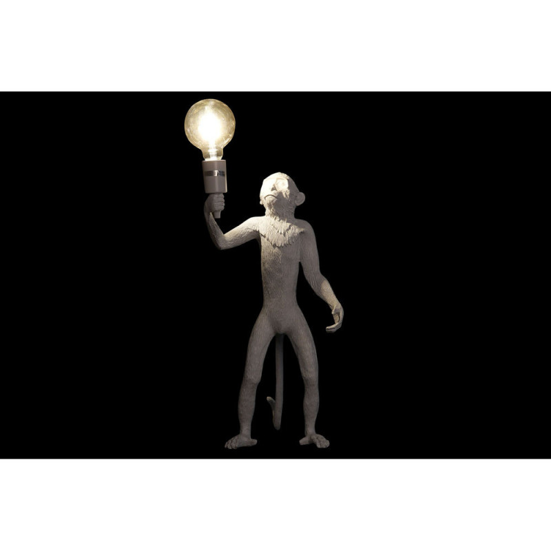 Image secondaire de Lampe de bureau DKD Home Decor 31 x 34 x 55 cm Noir Blanc Résine 220 V 50 W (2 Unités)