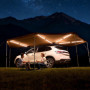 Auvent Latéral VEVOR 270° 5,7x2,1 m avec Éclairage LED - Abri Autoportant pour SUV et Camping