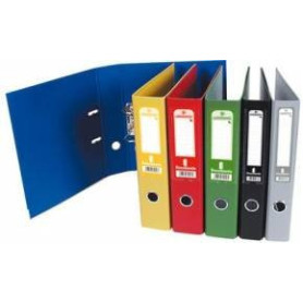 Classeur à levier en carton vert Liderpapel 52 mm