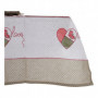 Nappe et serviettes de table DKD Home Decor Love Beige Bleu Coton (150 x 1 x 150 85,99 €