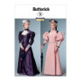 Patron de Couture Butterick 6537 E5 pour Costume Femme Multicolore
