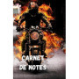 Carnet de Notes Biker en Flammes - 100 Pages Lignées