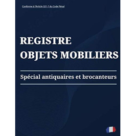 Registre Grand Format pour Antiquaires et Brocanteurs - Conforme à la Réglementation