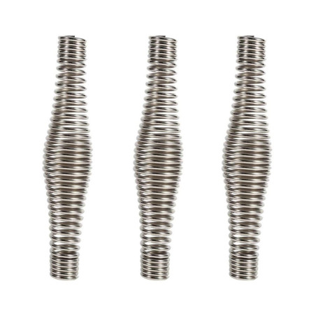 Poignée à Ressort en Acier Inoxydable pour Barbecue et Poêle à Bois - 14 cm