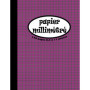 Carnet de Papier Millimétré 8.5 x 11 pouces - 120 Pages pour Mathématiques et Science