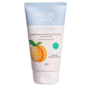 Gelée Nettoyante Visage à la Pêche Upcyclée - 150ml - Pulpe de Vie