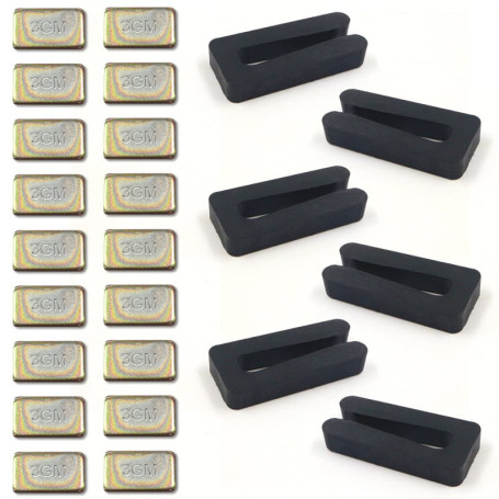 Kit d'Équilibrage pour Ventilateur de Plafond Haohai - 6 Clips et 18 Poids Métalliques