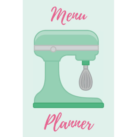 Planificateur de Menus Adorable avec Liste de Courses