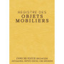 Registre des Objets Mobiliers - Livre de Police pour Brocanteurs et Antiquaires