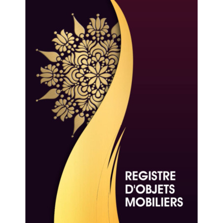 Registre d'Objets Mobiliers pour Antiquaires et Brocanteurs