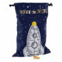 Sac DKD Home Decor Explore the Universe Bleu Blanc Polyester (26 x 1 x 37 cm) 14,99 €