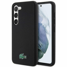 Coque en Silicone Lacoste pour Samsung Galaxy S23 - Noir Élégant