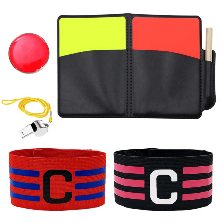 Kit d'Arbitre de Football POPAPIE avec Cartons Jaunes et Rouges