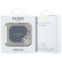 Coque en Silicone Guess 4G pour AirPods 4 - Noir