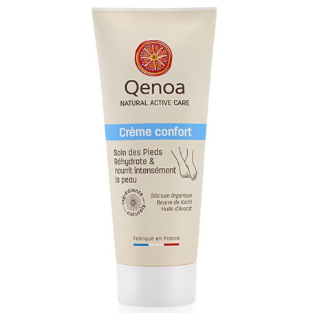 Crème Confort Qenoa pour Pieds Secs - Soin Nourrissant 75 ml